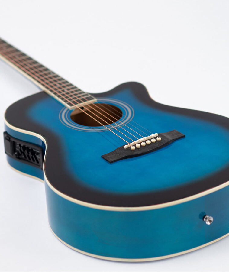 Elektro Akustiskā ģitāra Alamo AC-40 Blue