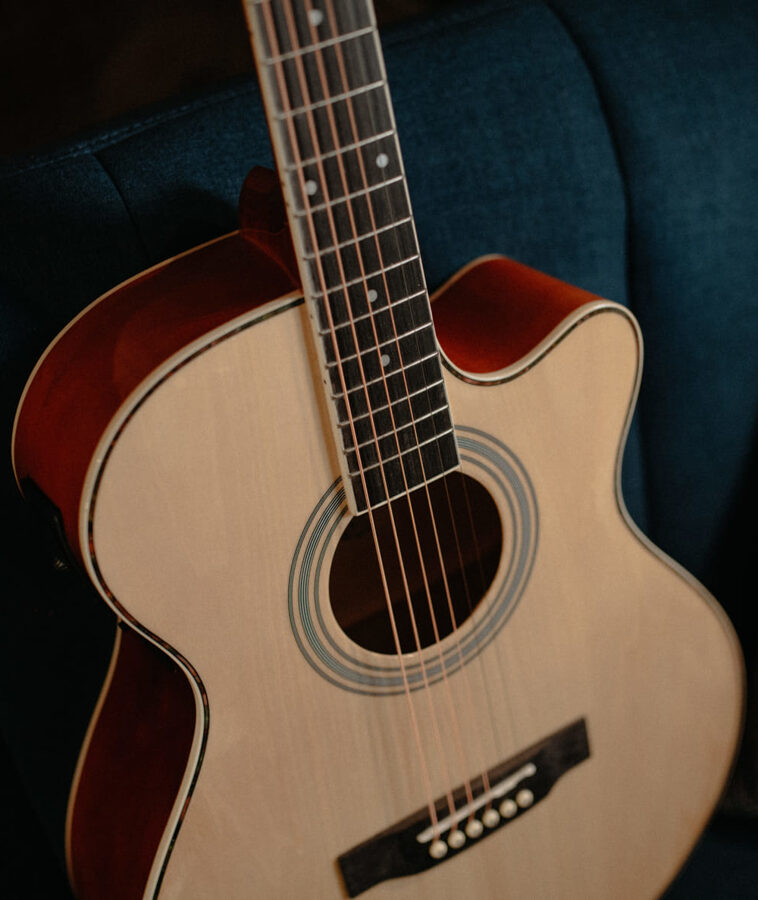 Elektro Akustiskā ģitāra Alamo AC-40 Natural