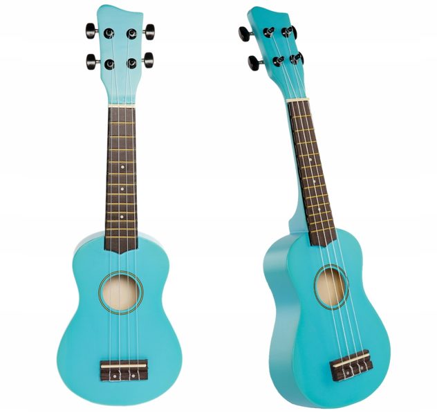 Jasmin U3 Debesu zilās ukuleles komplekts